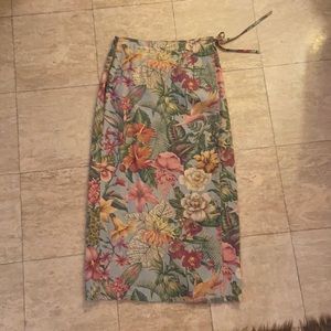 Vintage wrap skirt
